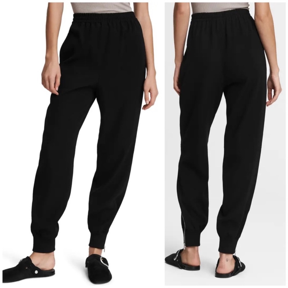 Rag & Bone Crepe Joggers with zippers
